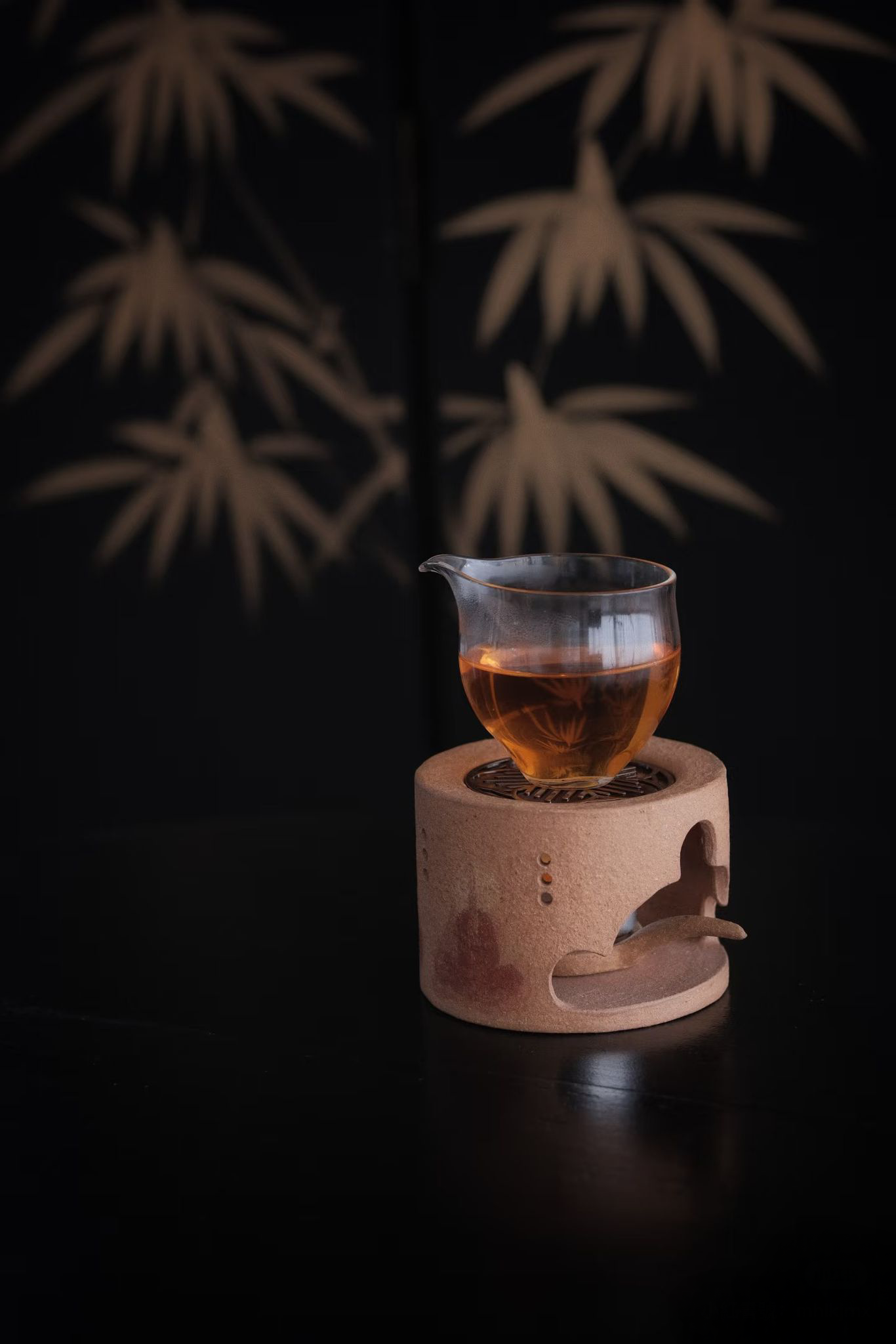 梅花落流光玻璃公道杯175ml