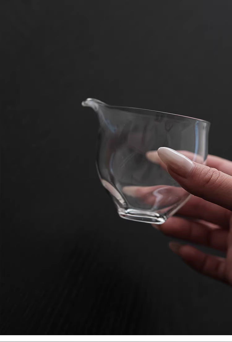 梅花落流光玻璃公道杯175ml