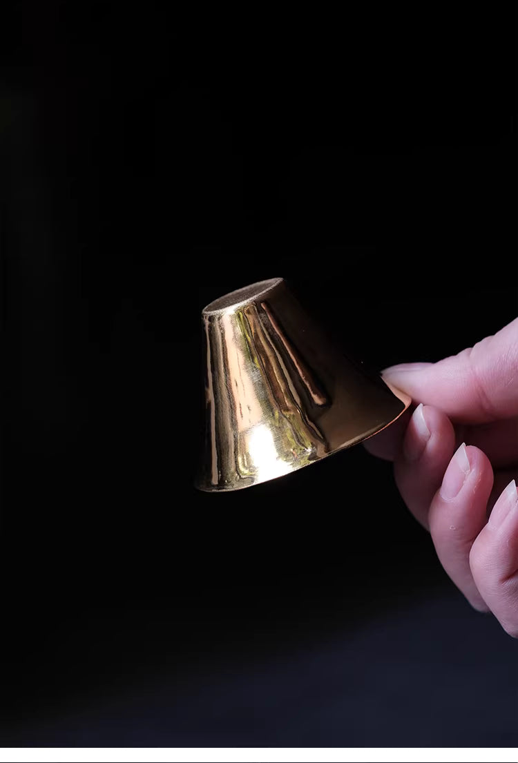 吳燕輝手拓薄胎柴燒馬蹄杯